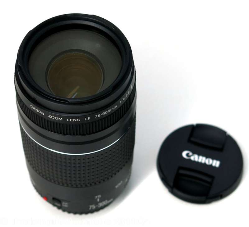 BOXED - CANON EF 75-300MM 4-5.6 MARK III TELEPHOTO ZOOM LENS for 600D, 650D, 700D, 750D 1200D 1300D