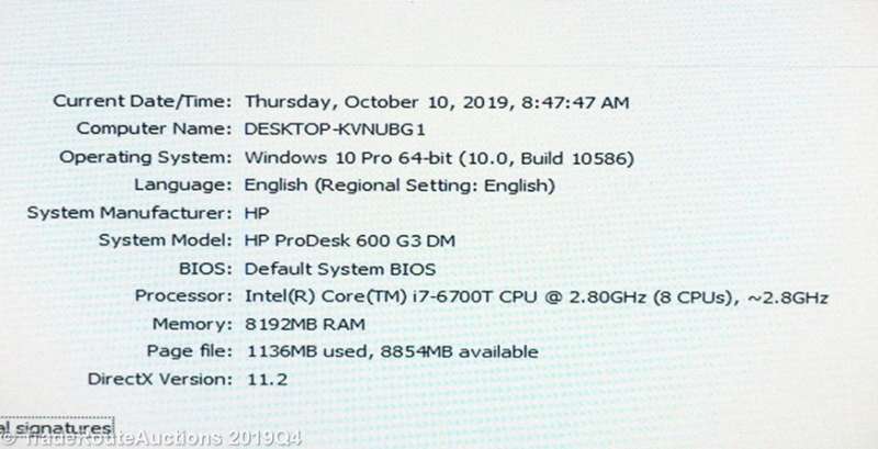 HP ProDesk 600 G3 DM Mini Desktop Computer | Core i7 6700T 6th Gen 2.8Ghz | 8GB RAM | 500GB HDD