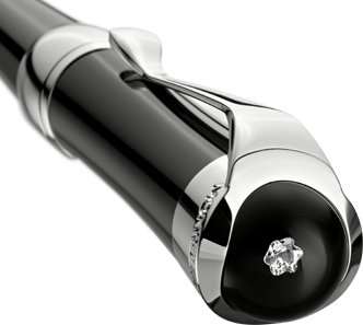 Mont Blanc ETOILE DE MONTBLANC BALLPOINT PEN 103379 - Montblanc diamond in cap-top - Box & Papers