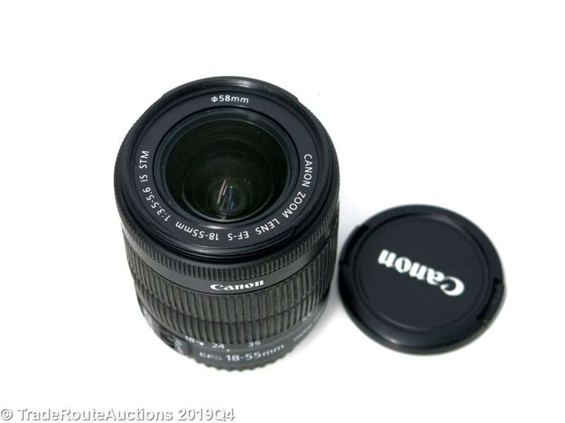 Canon EF-S 18-55mm f/3.5-5.6 IS (IMAGE STABILIZER) STM Camera Lens for Canon Digital SLR Cameras
