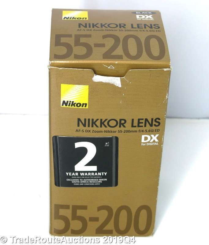 BOXED - Nikon 55-200mm DX Lens for NIKON DSLR Cameras