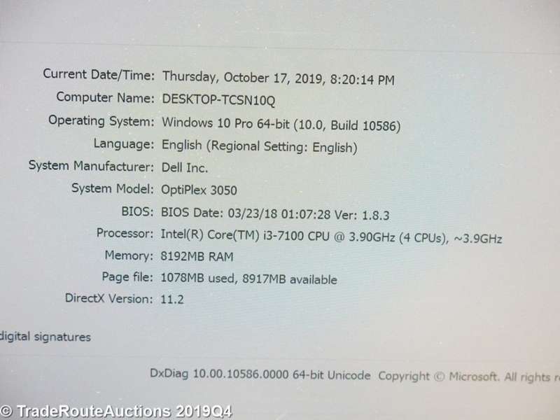 Dell OptiPlex 3050 SFF Desktop PC | Core i3 7100 7th Gen 3.9Ghz | 8GB RAM | 128GB SSD DESKTOP PC
