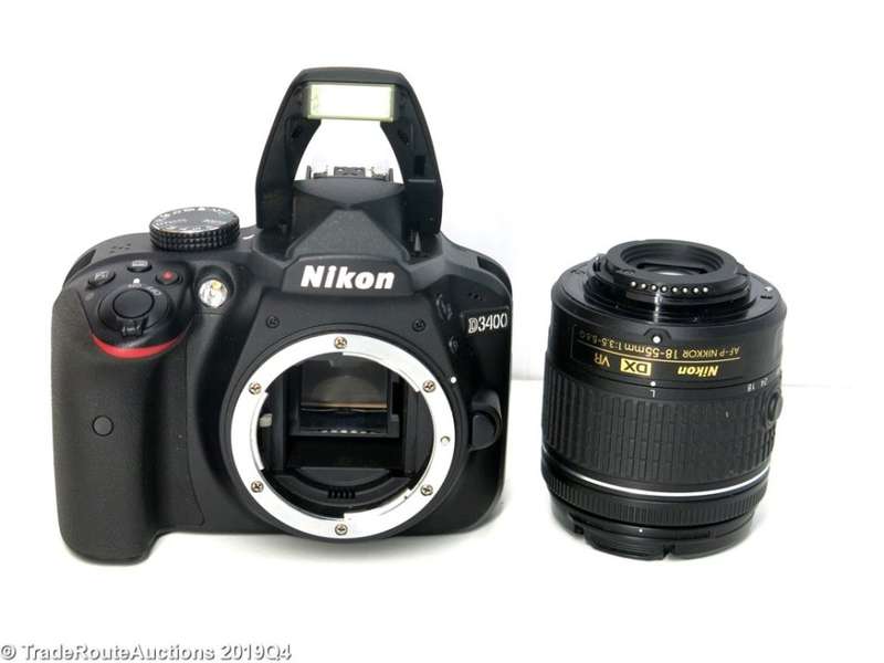 Nikon D3400 24.2 MP CMOS Digital SLR Camera body + Nikon AF-P 18-55 VR Lens Kit