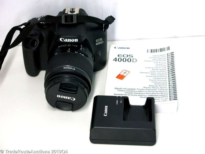 Canon 4000D DSLR Camera and EF-S 18-55 mm f/3.5-5.6 III Lens Kit
