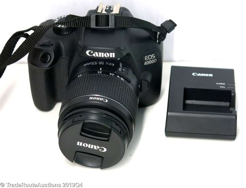 Canon 4000D DSLR Camera and EF-S 18-55 mm f/3.5-5.6 III Lens Kit