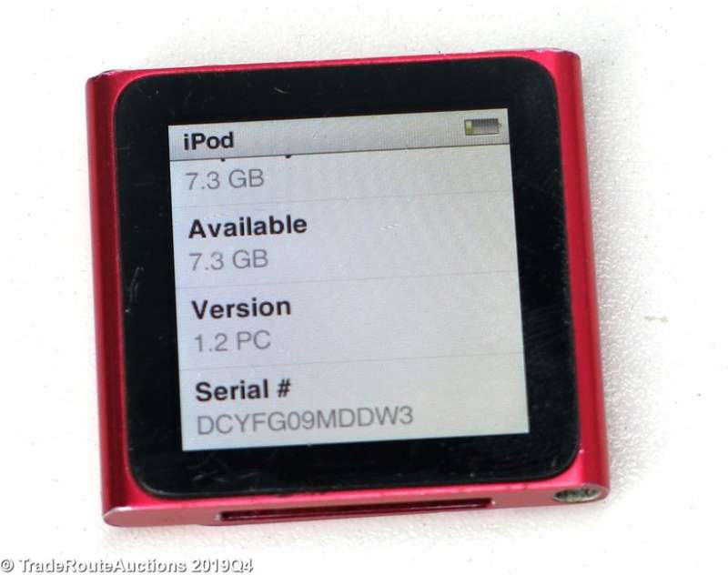 Apple iPod nano 6th Generation (8GB) (RED) MC693