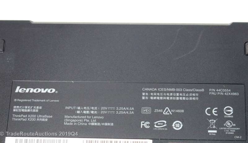 Docking Station - Lenovo ThinkPad X200 UltraBase Docking Station