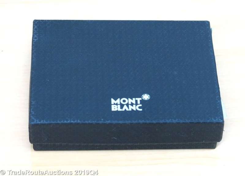 Boxed - Montblanc Meisterstück Leather business card holder, Black - MB30304 *** MONT BLANC ***
