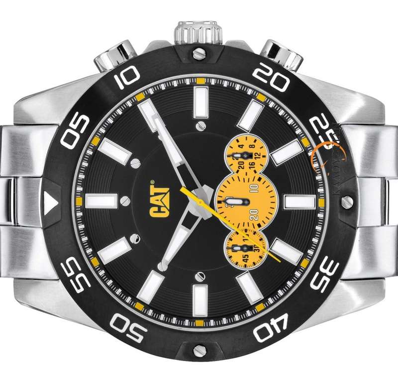 Caterpillar BLACK DIAL CHRONOGRAPH MEN'S WATCH IN14311127 - Brand New in Box