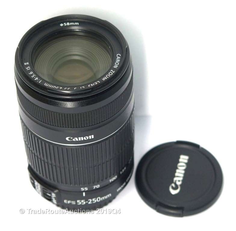 Canon EF-S 55-250m IS (Image Stabilizer) Mark ii Lens for Canon DSLR Cameras