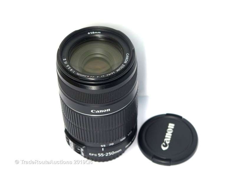 Canon EF-S 55-250mm IS (Image Stabilizer) Lens for Canon DSLR Cameras