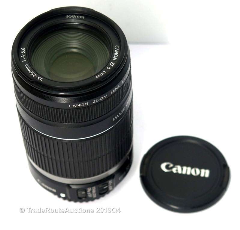 Canon EF-S 55-250mm IS (Image Stabilizer) Lens for Canon DSLR Cameras