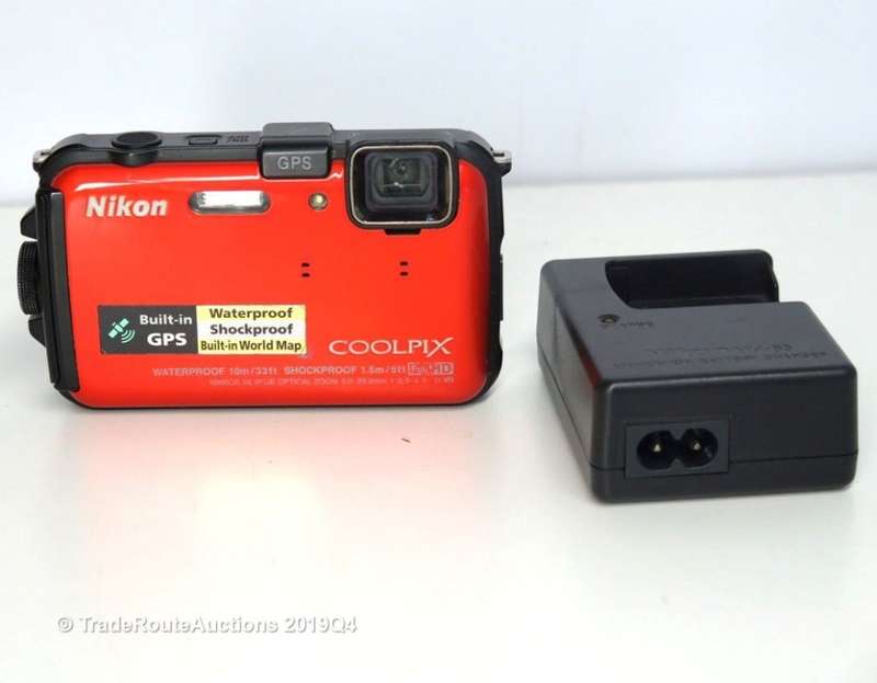 Nikon COOLPIX AW100 16 MP CMOS Waterproof Digital Camera with GPS & Full HD 1080p Video