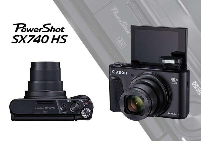 Canon PowerShot SX740 HS 20.3MP 40xOptical Zoom with 4K Video Recording