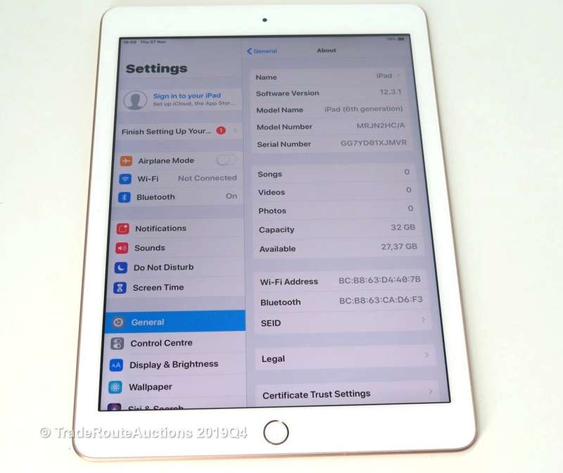 Apple iPad 6th Gen 2018 | MRJN2HC/A | WiFi only | 32GB | Rose Gold | A1893 | RETINA IPad6