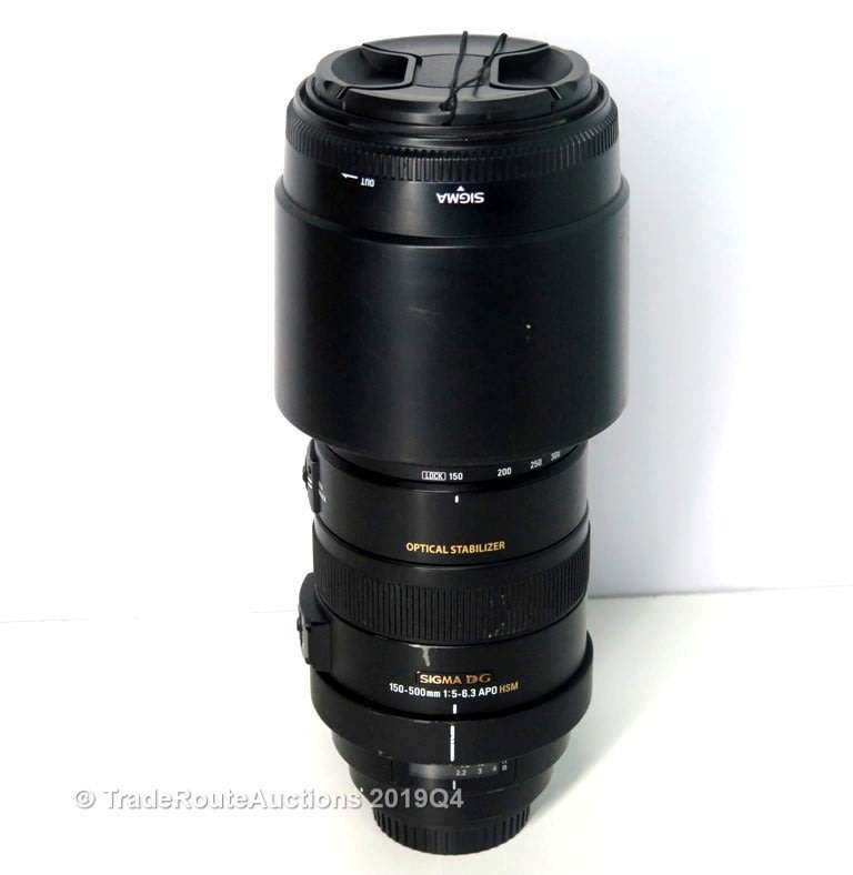 SIGMA 150-500mm F5-6.3 APO DG OS (OPTICAL STABILIZER) ZOOM Lens for CANON DSLR Cameras