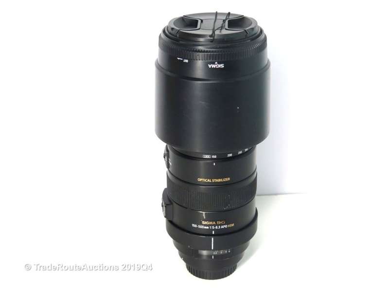 SIGMA 150-500mm F5-6.3 APO DG OS (OPTICAL STABILIZER) ZOOM Lens for CANON DSLR Cameras