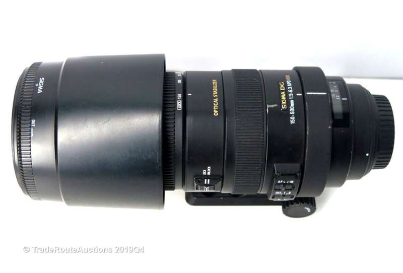 SIGMA 150-500mm F5-6.3 APO DG OS (OPTICAL STABILIZER) ZOOM Lens for CANON DSLR Cameras