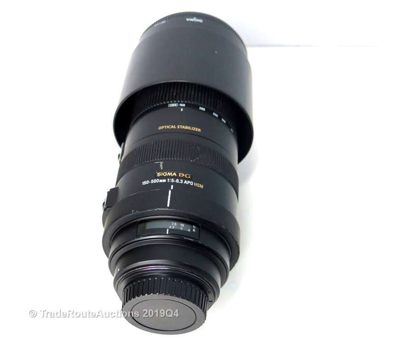 SIGMA 150-500mm F5-6.3 APO DG OS (OPTICAL STABILIZER) ZOOM Lens for CANON DSLR Cameras