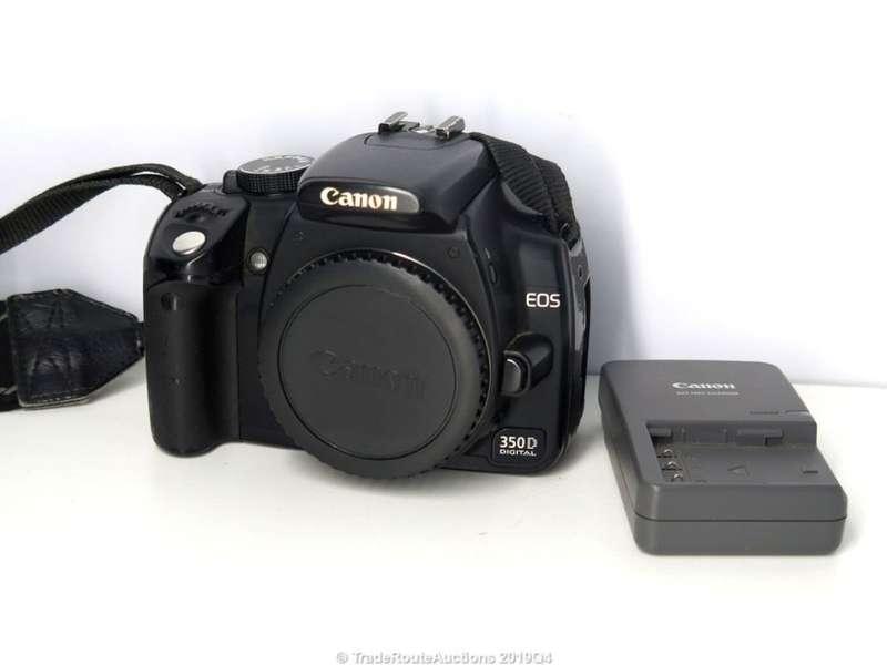 PLZ READ - Canon EOS 350D Digital SLR camera BODY ONLY (BLACK)