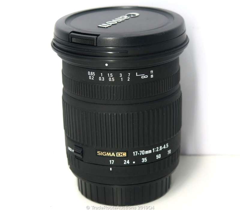 SIGMA DC 17-70mm 1:2.8-4.5 LENS for CANON DIGITAL SLR CAMERAS