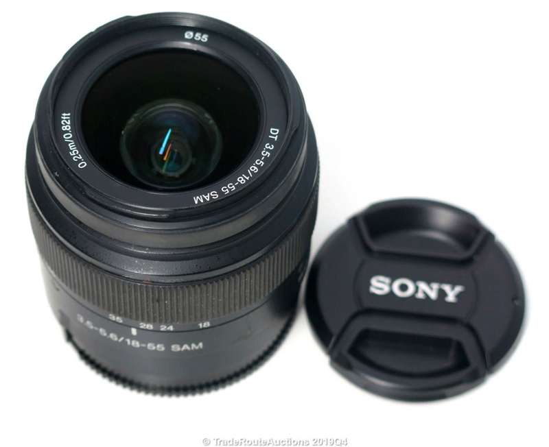 Sony 18-55mm SAM Standard Zoom Lens for Sony Alpha Digital SLR Cameras SAL1855