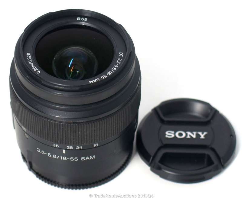 Sony 18-55mm SAM Standard Zoom Lens for Sony Alpha Digital SLR Cameras SAL1855
