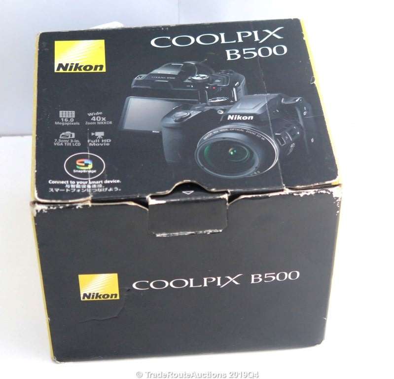 BOXED - Nikon COOLPIX B500 Digital Camera | Full HD 1080p Video Recording at 30 fps