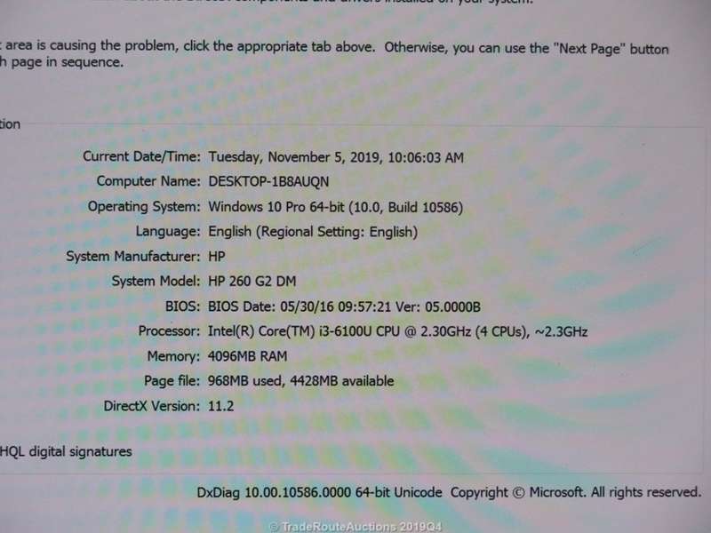 HP 260 G2 DM DESKTOP MINI PC | CORE i3 6100U 6th Gen 2.3GHz | 4GB RAM | 500GB HDD | DESKTOP PC
