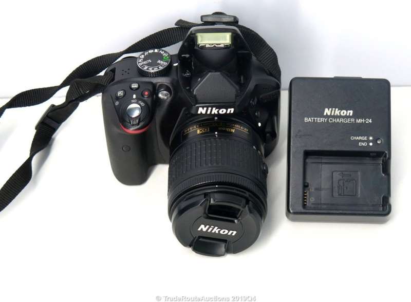Nikon D3300 24.2 MP CMOS Digital SLR with AF-P DX NIKKOR 18-55mm f/3.5-5.6G Zoom Lens (Black)