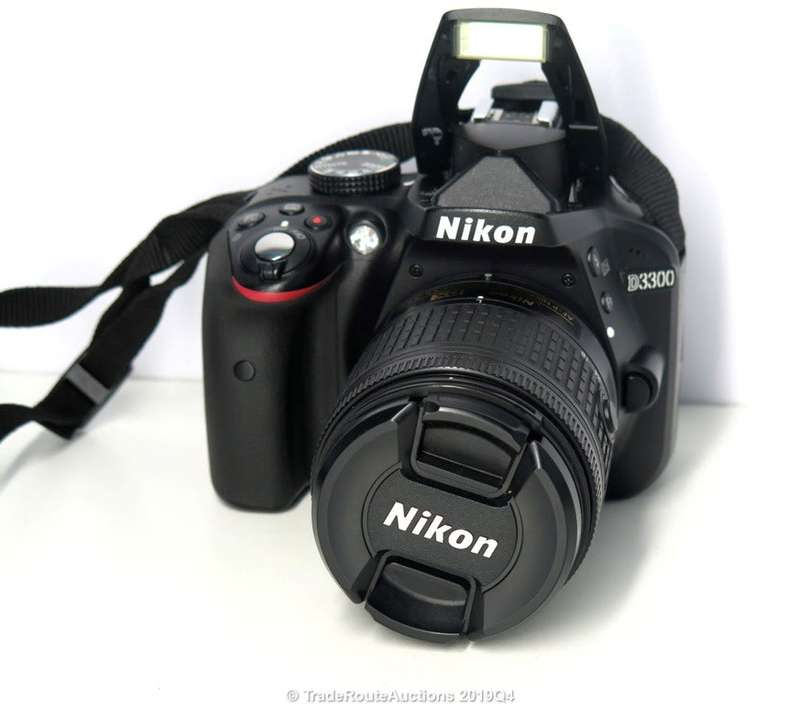 Nikon D3300 24.2 MP CMOS Digital SLR with AF-P DX NIKKOR 18-55mm f/3.5-5.6G Zoom Lens (Black)
