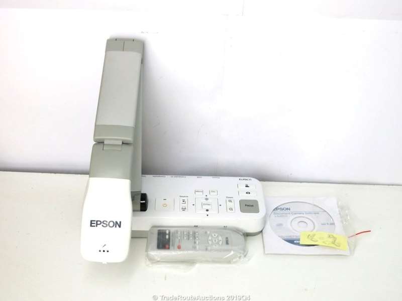 Epson DC-11 Document Camera with SXGA resolution, Microphone, Internal Memory and USB Connectivity
