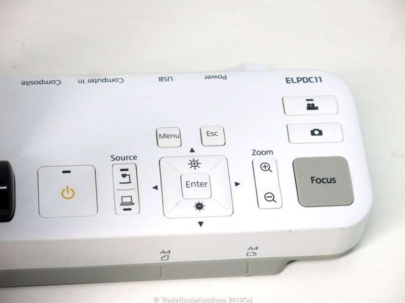 Epson DC-11 Document Camera with SXGA resolution, Microphone, Internal Memory and USB Connectivity