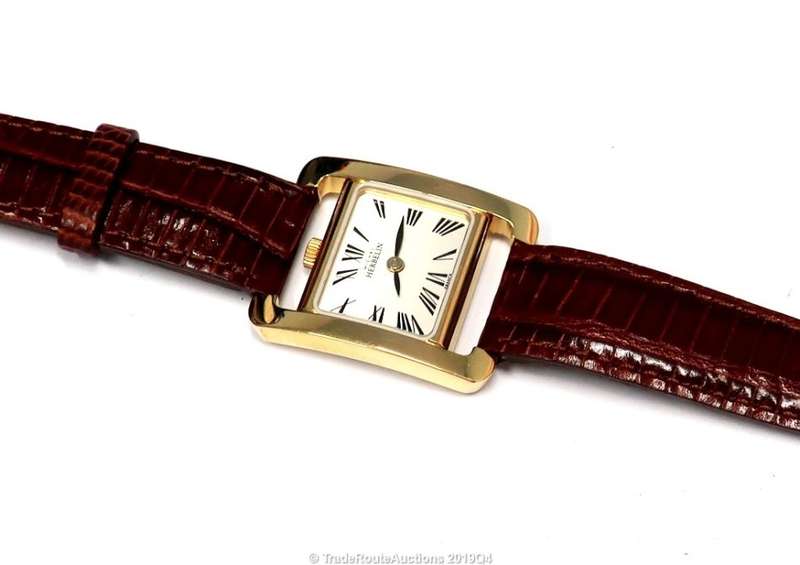 Michel Herbelin Ladies Mini Watch Gold Plated - 17037