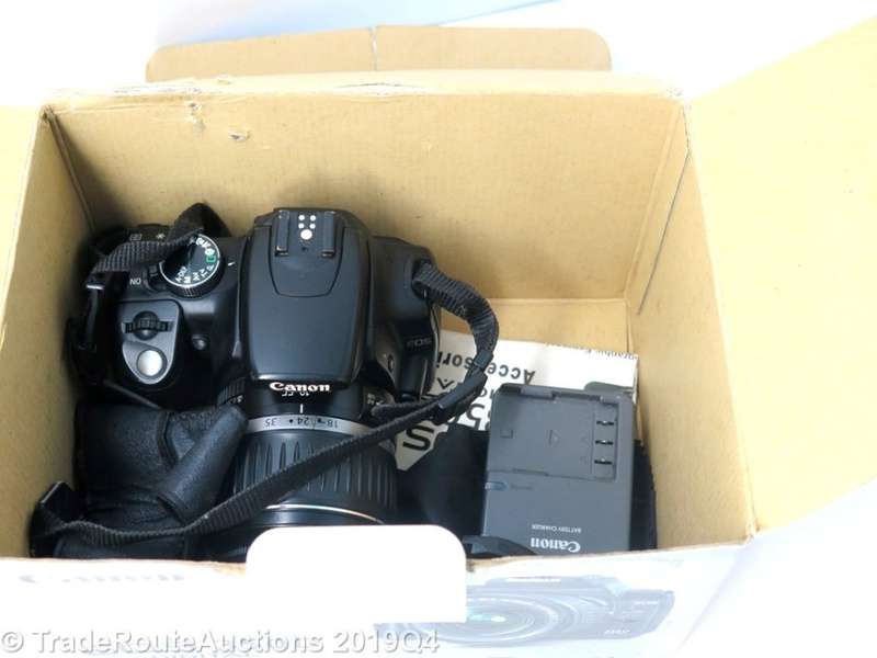 Canon EOS 350D Digital SLR camera (BLACK) WITH 18-55 mm EFS LENS