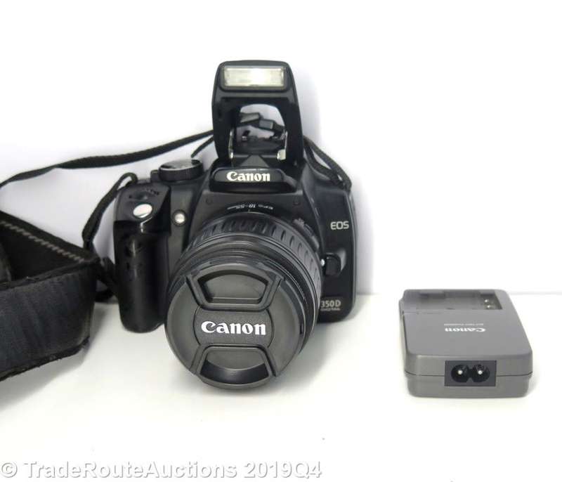 Canon EOS 350D Digital SLR camera (BLACK) WITH 18-55 mm EFS LENS