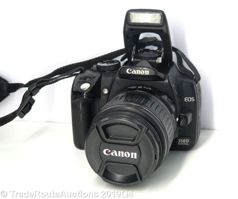 Canon EOS 350D Digital SLR camera (BLACK) WITH 18-55 mm EFS LENS