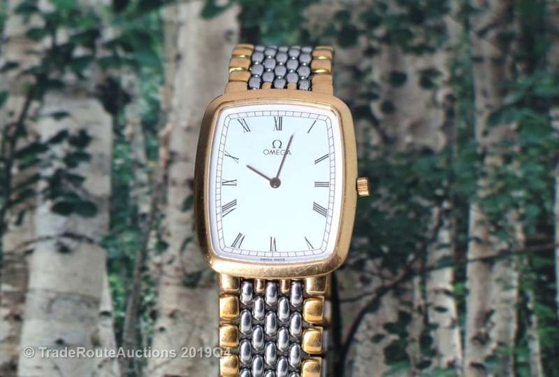 Omega DeVille Two Tone Gold Plated Ladies Watch