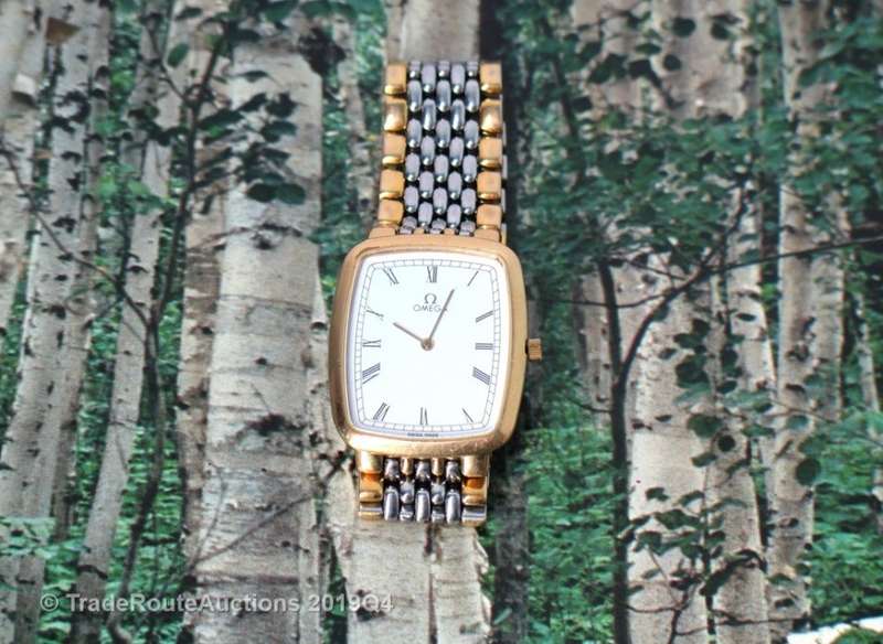 Omega DeVille Two Tone Gold Plated Ladies Watch