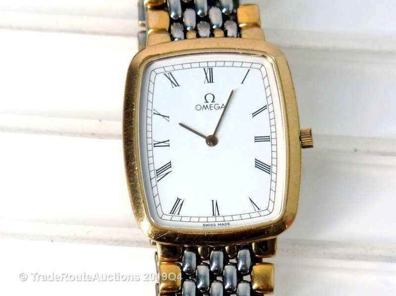 Omega DeVille Two Tone Gold Plated Ladies Watch