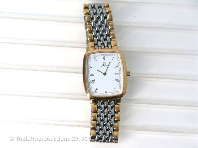 Omega DeVille Two Tone Gold Plated Ladies Watch