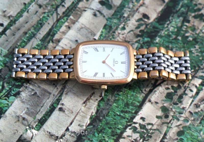 Omega DeVille Two Tone Gold Plated Ladies Watch