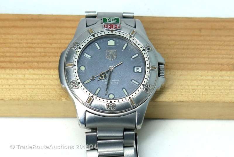 TAG Heuer Professional Stainless steel bracelet 999.206a Men's Watch