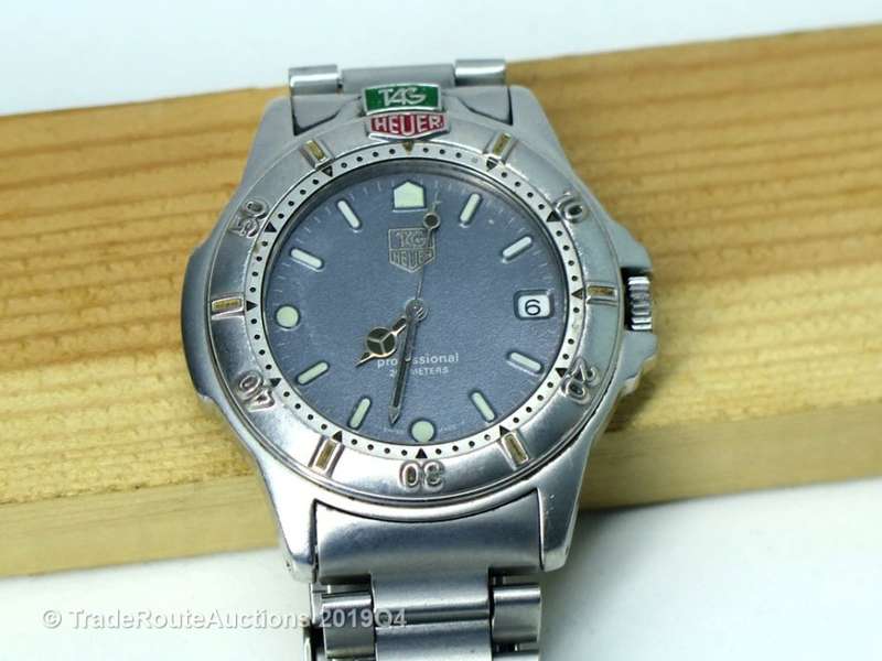 TAG Heuer Professional Stainless steel bracelet 999.206a Men's Watch