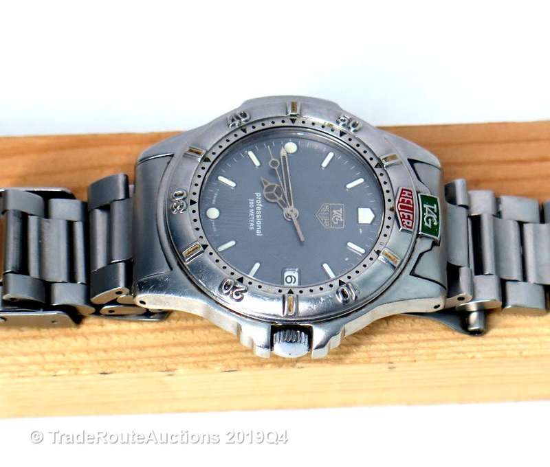 TAG Heuer Professional Stainless steel bracelet 999.206a Men's Watch