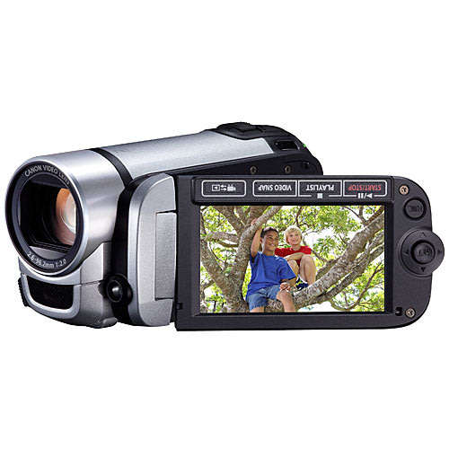 Canon LEGRIA FS406 Camcorder - Silver (41x Optical Zoom, 2.7 inch Widescreen LCD)