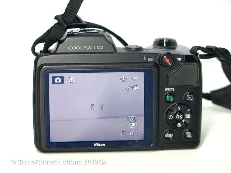 Nikon COOLPIX L120 14.1 MP Digital Camera with 21x NIKKOR Wide-Angle Optical Zoom Lens (RED)