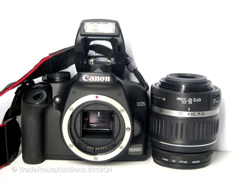 Canon EOS 1000D Digital SLR camera plus Canon 18-55mm Lens Professional KIT