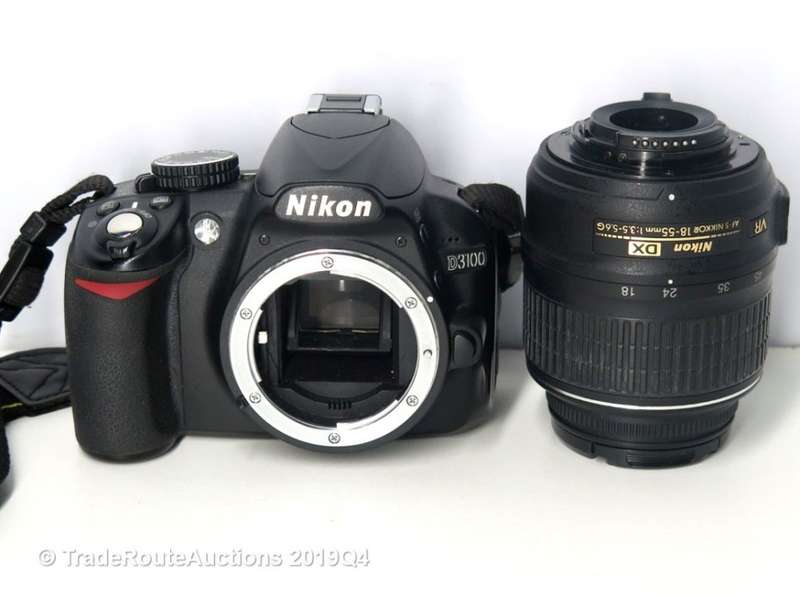 NIKON D3100 DSLR CAMERA 14.2 megapixels +  18-55mm MM PROFESSIONAL DSLR LENS KIT