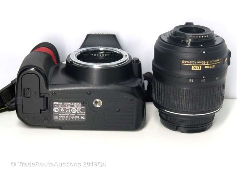 NIKON D3100 DSLR CAMERA 14.2 megapixels +  18-55mm MM PROFESSIONAL DSLR LENS KIT